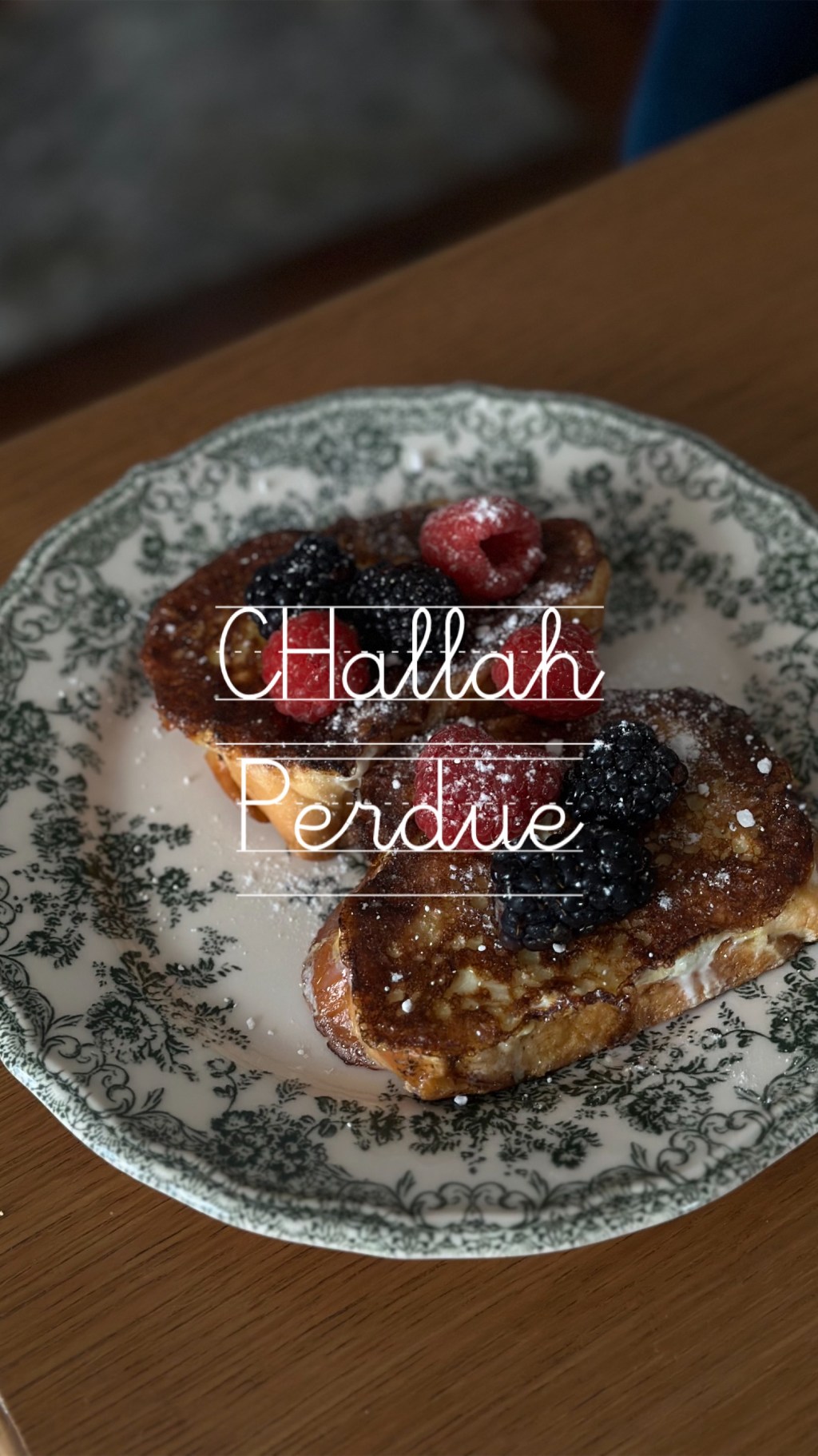 Challah perdue